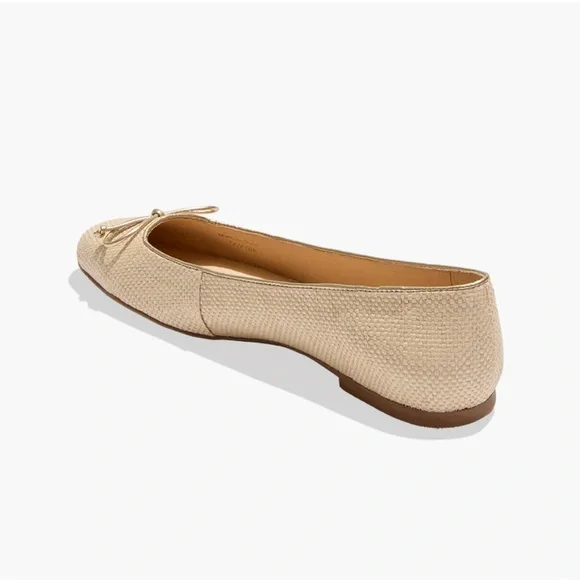 Jack Rogers 	Kenlyn Rattan Ballet   7.5 / NATURAL/PLATINUM - Picture 4 of 16